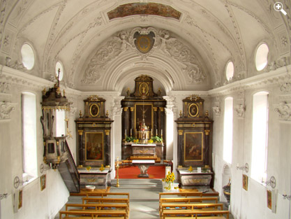 Pfarrkirche in Dallenwil Schweiz